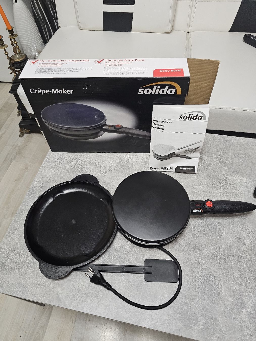 Betty Bossi Elettrodomestici da cucina: Betty Bossi Solida Crepe-Maker  – Usato da Herzogenbuchsee venduto da tgi_rln7 1