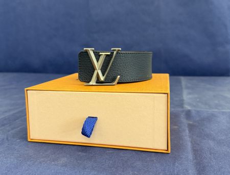 Original Louis Vuitton Wendegürtel – Dunkelblau/Braun
