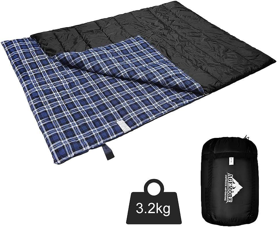 Schlafsäcke: Doppelschlafsack Deckenschlafsack 2 Personen Flanellfutter – Neu und originalverpackt aus Dörflingen von Nixhub 4