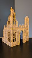 Rovine gotiche terreno wargaming Warhammer 40K dipinte