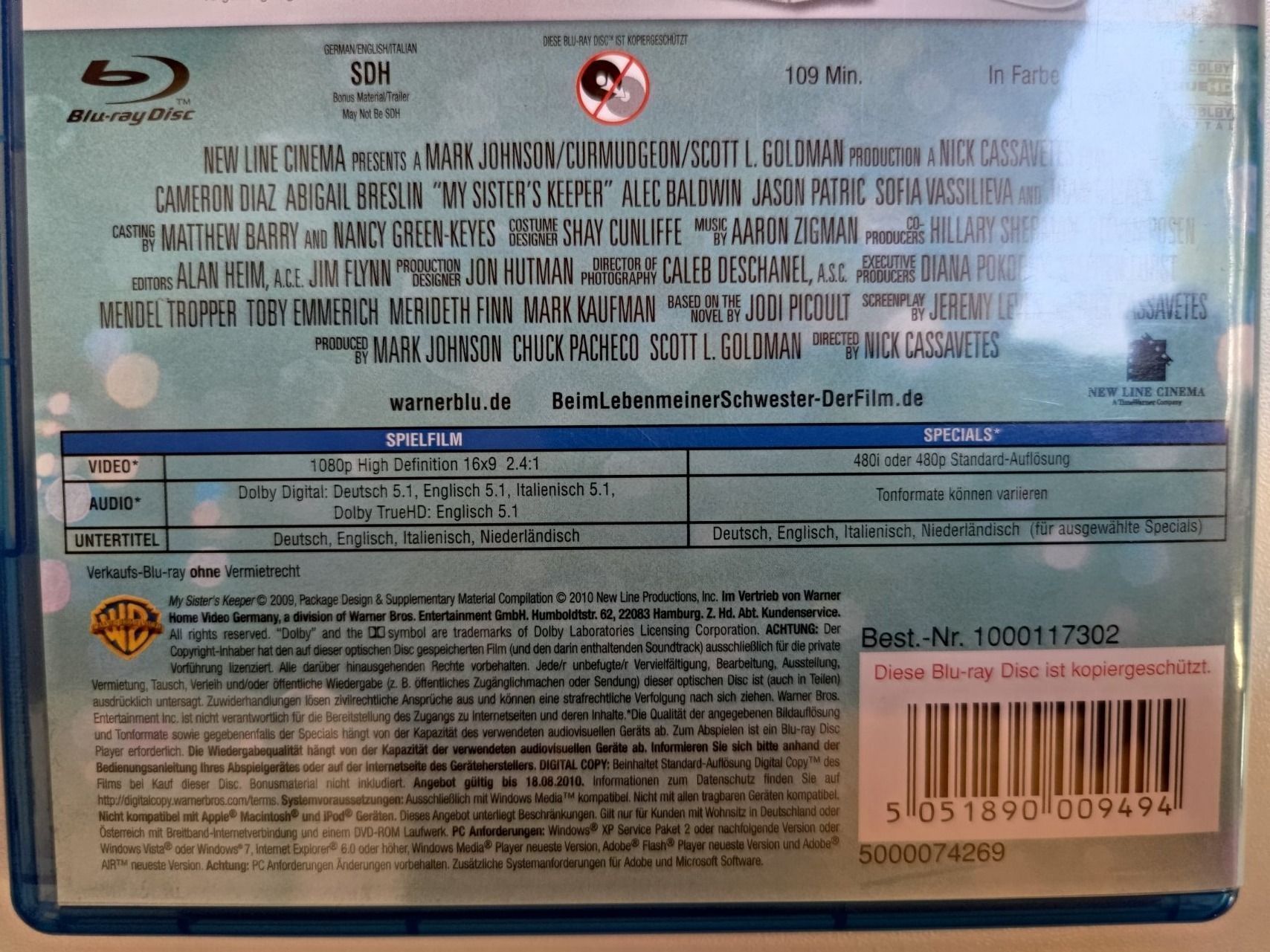Alle DVDs: Beim Leben meiner Schwester – Gebraucht aus Liestal von Kratzilla 3
