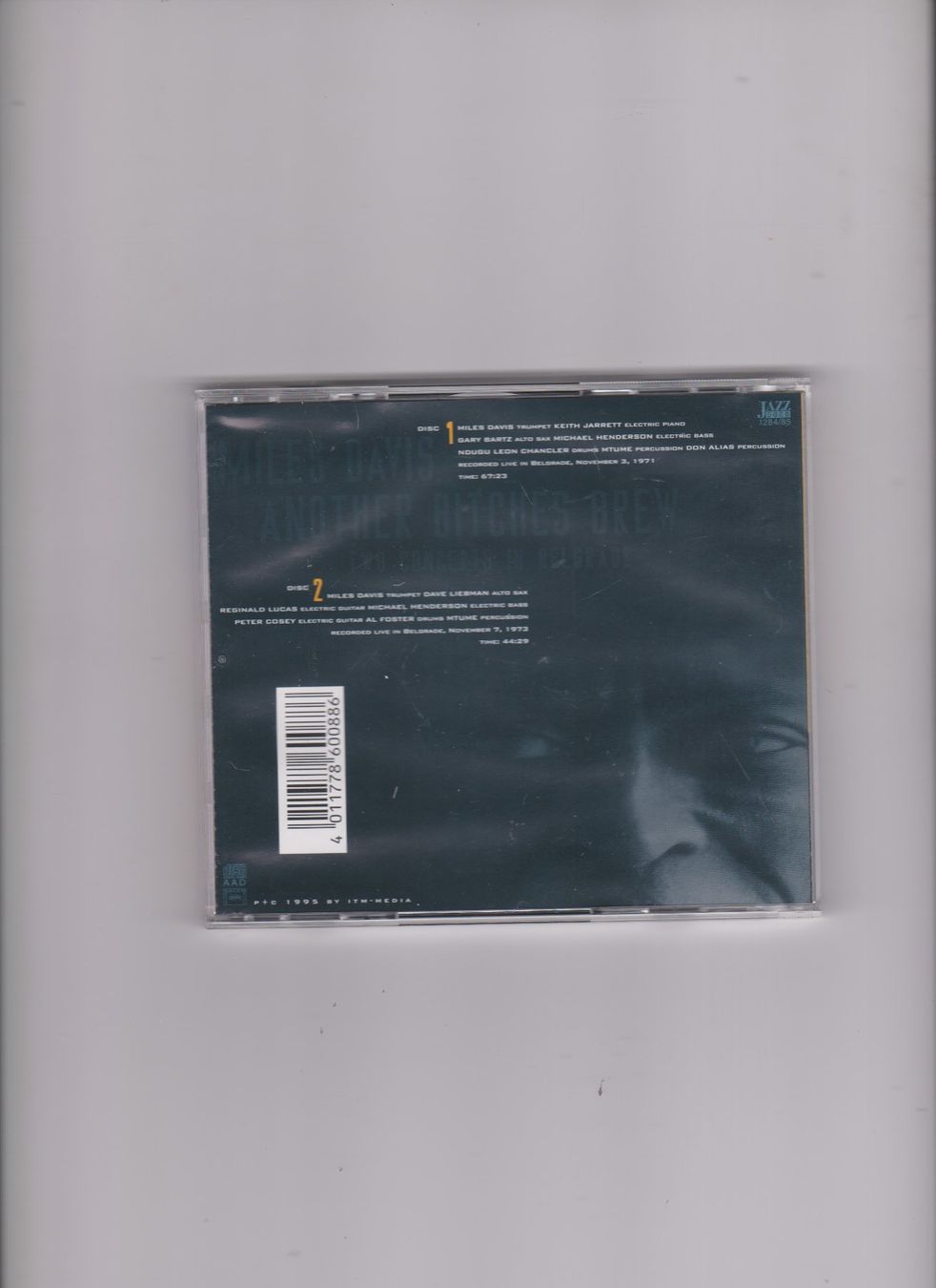 CDs: DCD Miles Davis Another Bitches Brew live Belgrade – Gebraucht aus Bex von Canouille 1