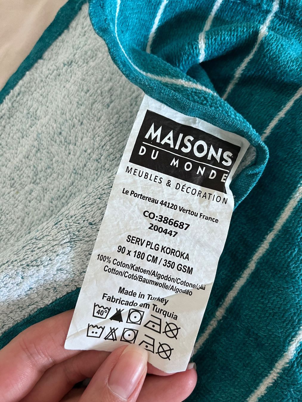 Teli da bagno: Drap de plage XXL motif ananas – Maisons du Monde – Nuovo (secondo la descrizione) da Lausanne venduto da jen_jeon 1
