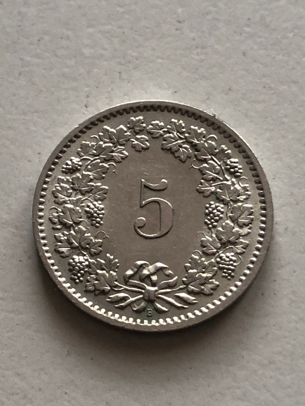 Toutes les monnaies: 5 Rp. 1965 fast unz. – D'occasion à Schötz par Odpa 1