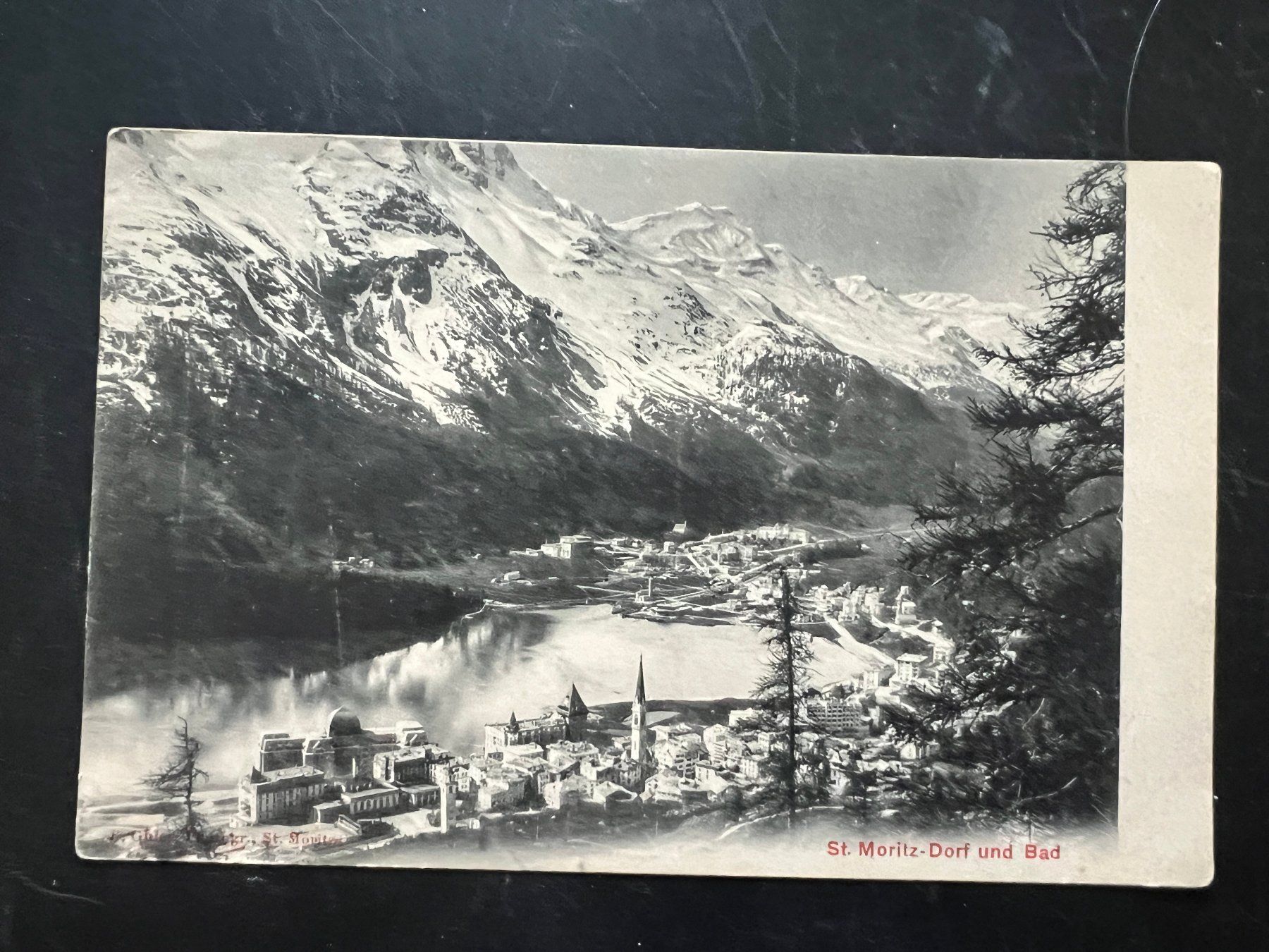Ansichtskarten: AK 1906 St. Moritz uralt     (G1069) – Gebraucht aus Hinwil von Sidi4