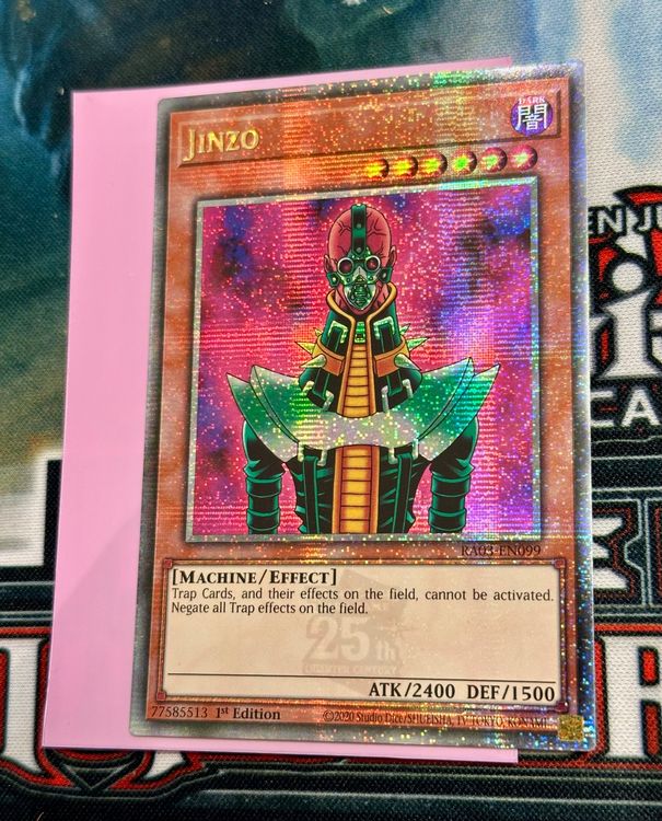 thumbnail image 2 of YuGiOh Jinzo Secret Rare CA-00 – Japanese Initial Release, 1st Edition, Holo 2 of 3