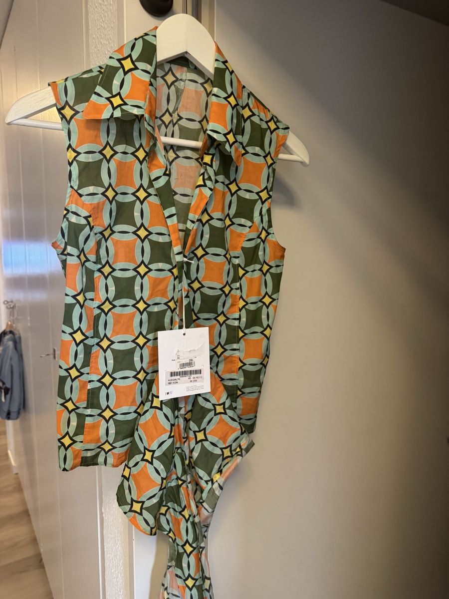 Blusen: Robert Friedman Damen Bluse gemustert Grösse S neu – Neu und originalverpackt aus zürich von dalia06