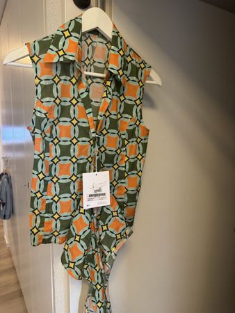 Robert Friedman Damen Bluse gemustert Grösse S neu
