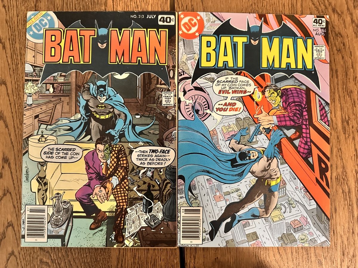 Fumetti: Batman Comic Iconic Two-Face 313,314 – Usato da Gattikon venduto da 386ComicEmpire