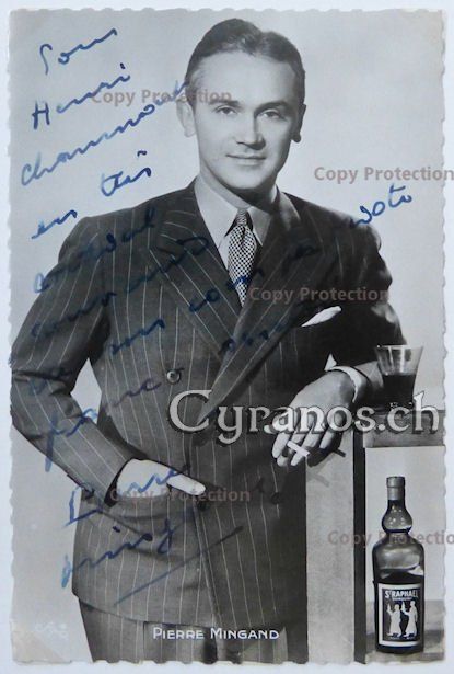 Autogramme: Pierre Mingand (1900-1982) Schauspieler - Autogramm – Gebraucht aus Dietikon von immortal-stars