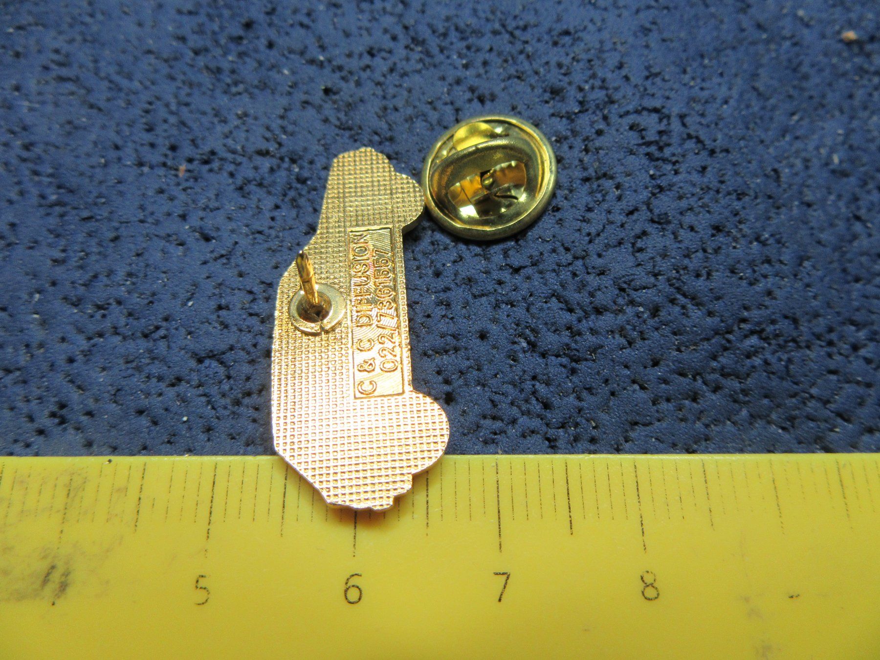 Volkswagen Placchette & Badge: VW GOLF POST AUTO PTT RAPID PIN ENAMEL – Usato da Ettingen venduto da Hausi4711 1