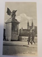Ansichtskarte Basel Wettsteinbrücke Brückenwächter R3