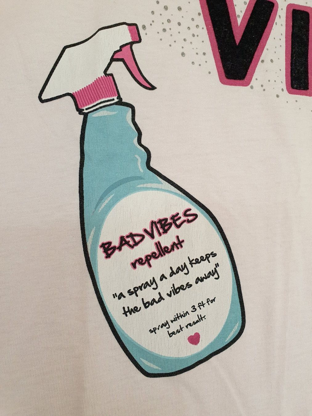 T-Shirts: T-Shirt "bad vibes" Gr. S – Gebraucht aus Villars-sur-Glâne von richardette 1