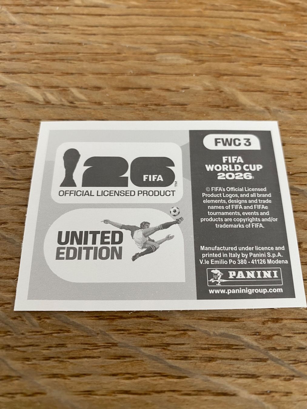 Panini Carte collezionabili: Panini WM 2026 FWC3 – Nuovo (secondo la descrizione) da Trüllikon venduto da immense 1