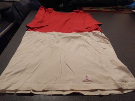 T-Shirt ca.  Grösse S, H&M, rot/beige