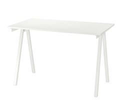 White Ikea Trotten desk