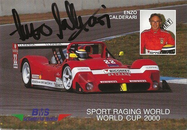 Autografi: Autogrammkarte Enzo Calderari 2000 – Usato da Solothurn venduto da F1shop1