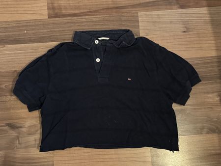 Tommy Hilfiger Damen Crop-Polo Shirt