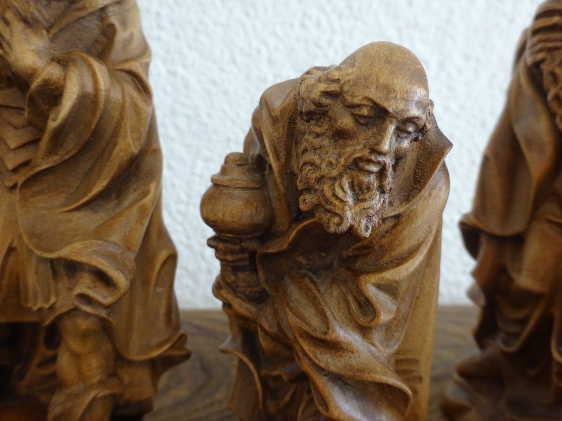 Statuette: Heilige Drei Könige / Krippenfigur Holz – Usato da Esslingen venduto da eintagammeer 4