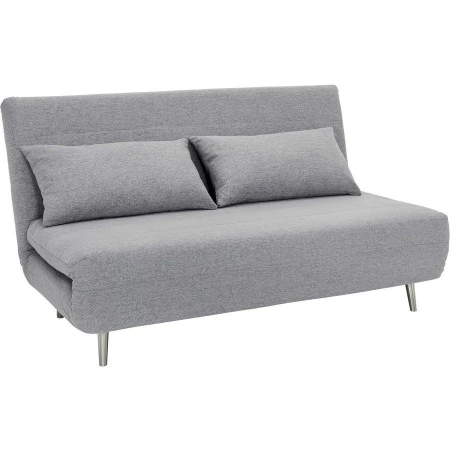 Sofas: Bettsofa Hellgrau Stoff, Stahl B 146 T 88 cm – Gebraucht aus Kallnach von Sirandy