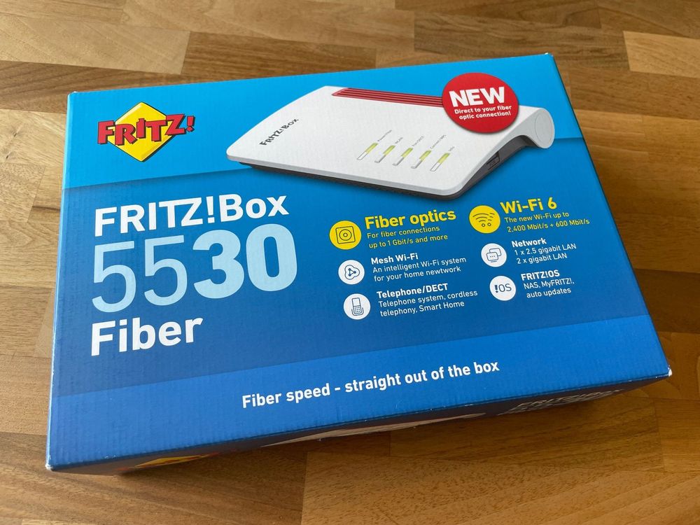 AVM FRITZ!Box 5530 - Fiber - AON - Wi-Fi 6 5