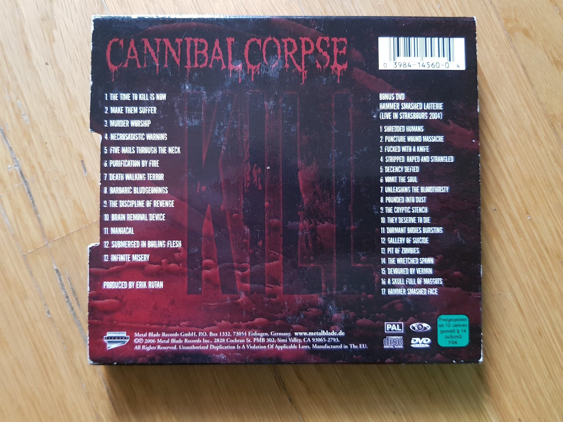 CD: CANNIBAL CORPSE - KILL - LIMITED 2 DIGIPACK – Usato da Martigny venduto da yan_7tnz 1
