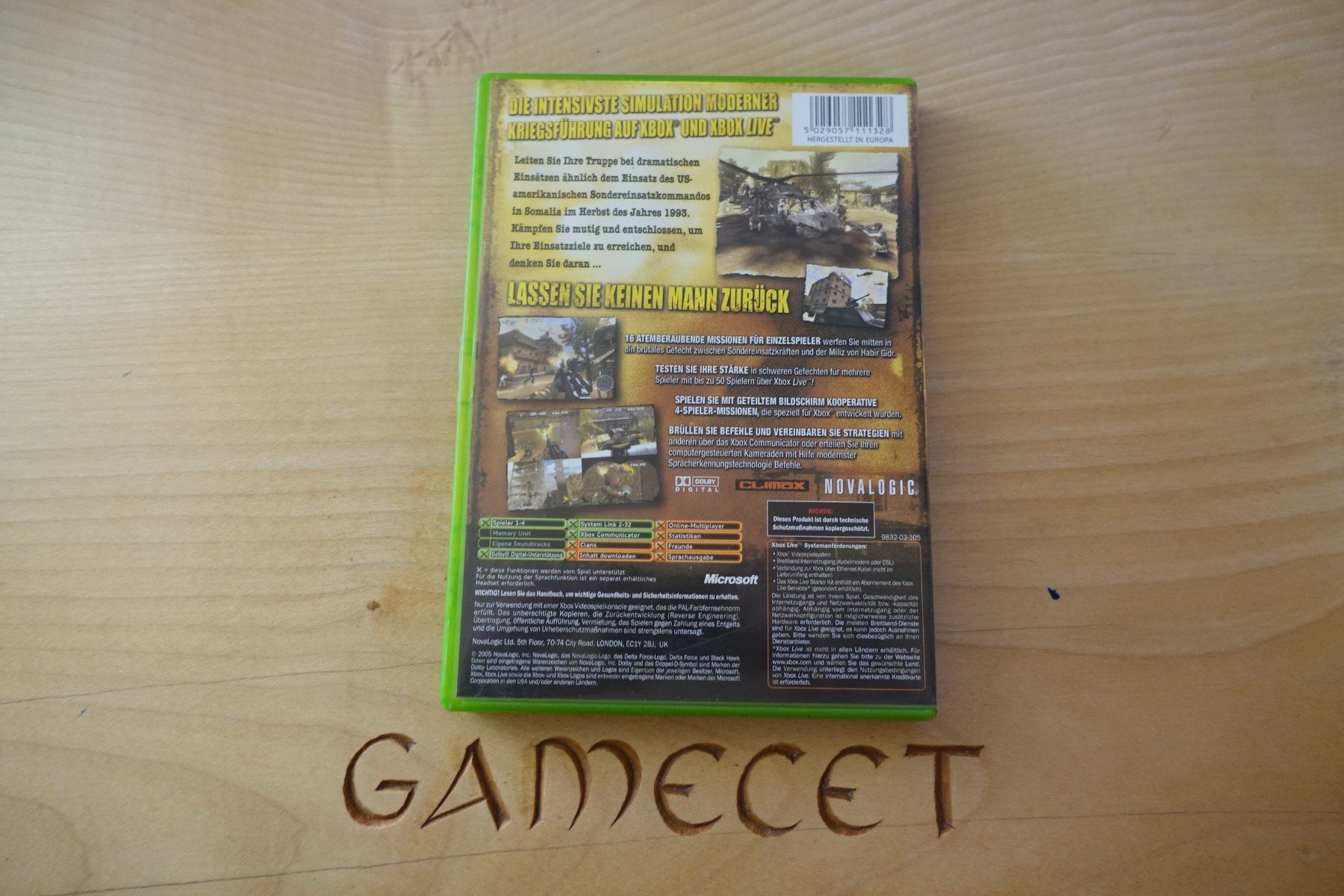 Microsoft Giochi: Delta Force: Black Hawk Down – Usato da Steinach venduto da Gamecet 2