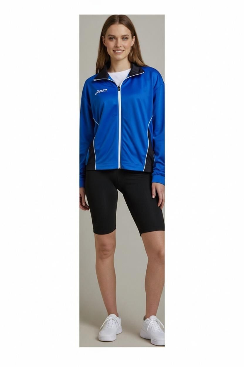 Asics Giacche: Asics Blaue Trainingsjacke Unisex – Nuovo (secondo la descrizione) da Zug venduto da vinokilo
