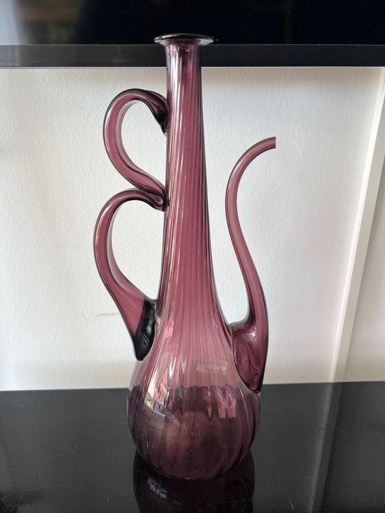Purple Vintage Glass Vase Decanter Kaufen auf Ricardo
