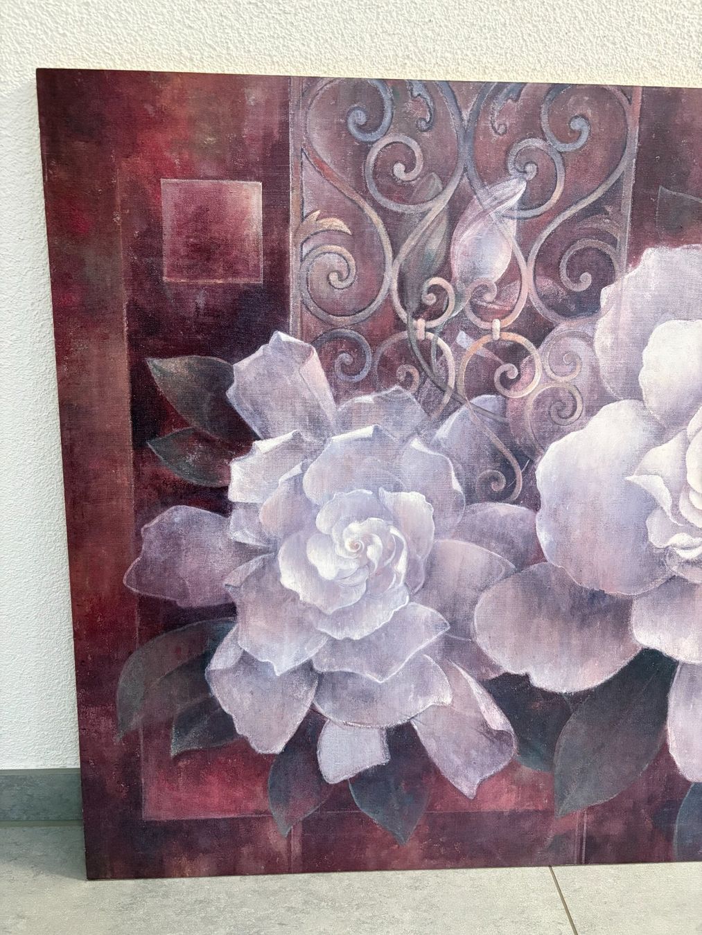 Dipinti: 100 cm breit x 75 cm hoch/Kunstdruck Blumen – Usato da Ottenbach venduto da TimelessEmotions. 3