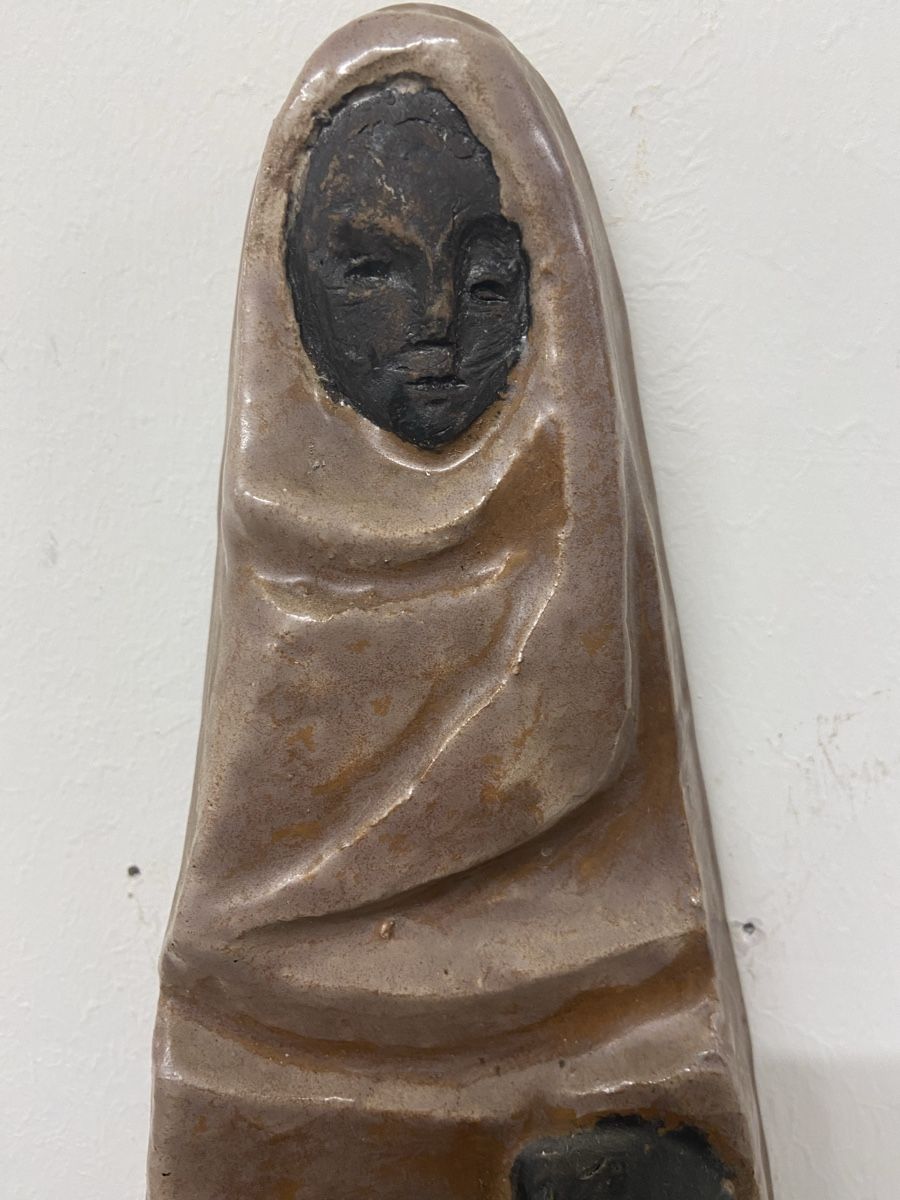 Sculture & Statue: Keramik Relief, Mutter mit Kind – Usato da Dietikon venduto da brocki-eyra 4