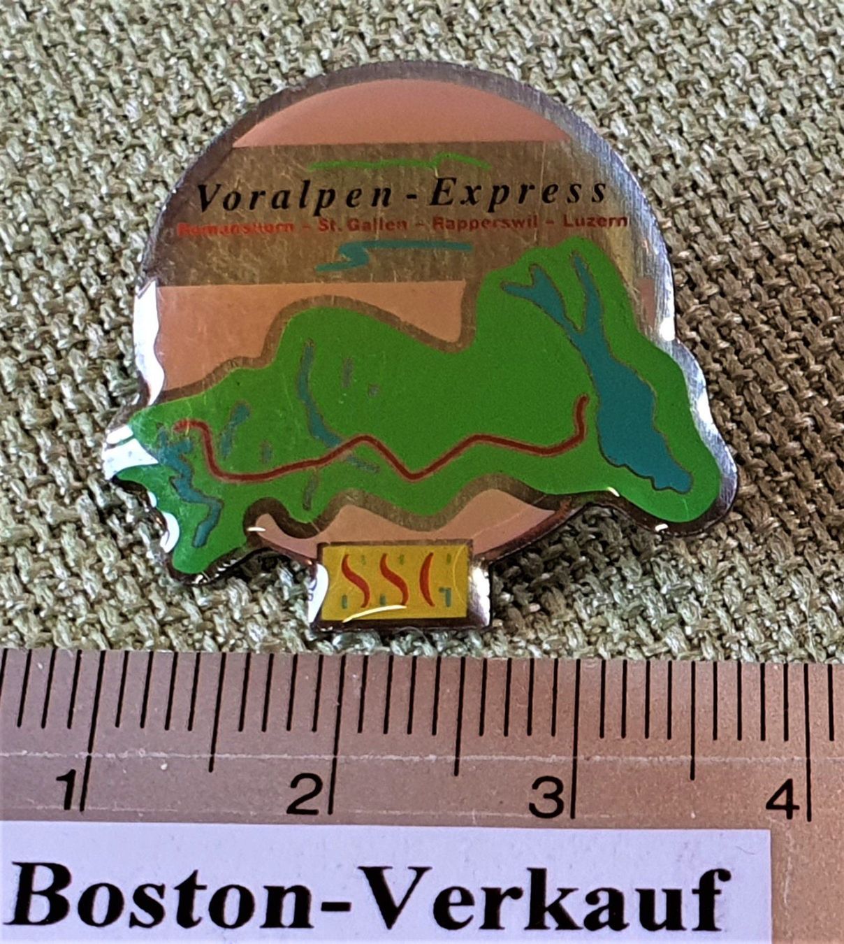 Placchette & Badge: C496 - Pin SSG SBB Voralpen Express CH – Usato da Reinach BL venduto da Boston-Verkauf 1