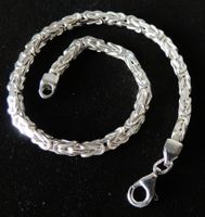 Silber 925 Königskette Armband 21,5 cm / 3 mm