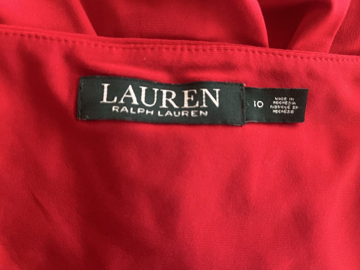 Ralph Lauren Kleider: Ralph Lauren Kleid Gr 38 rot – Gebraucht aus Aarberg von Jakaro