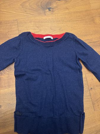 Lacoste Damen Pullover, dunkelblau, Gr. 38, Top Zustand