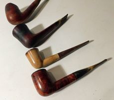 Neue Funschätze - Pfeife 4 alte Tabakpfeifen