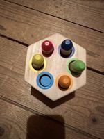 Pop up Spiel aus Holz