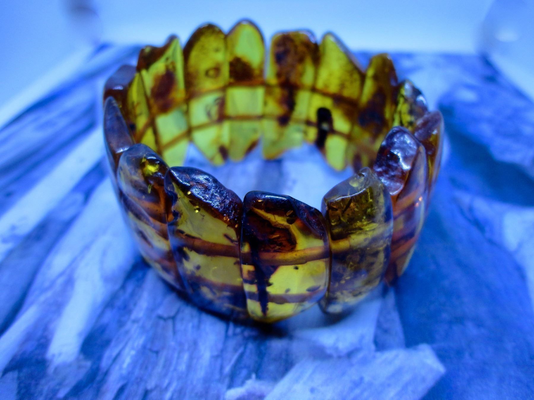 Bracciali & Braccialetti: Armband - Bernstein /Ambre/Amber echt – Nuovo (secondo la descrizione) da Biberist venduto da tl-schmuck 1