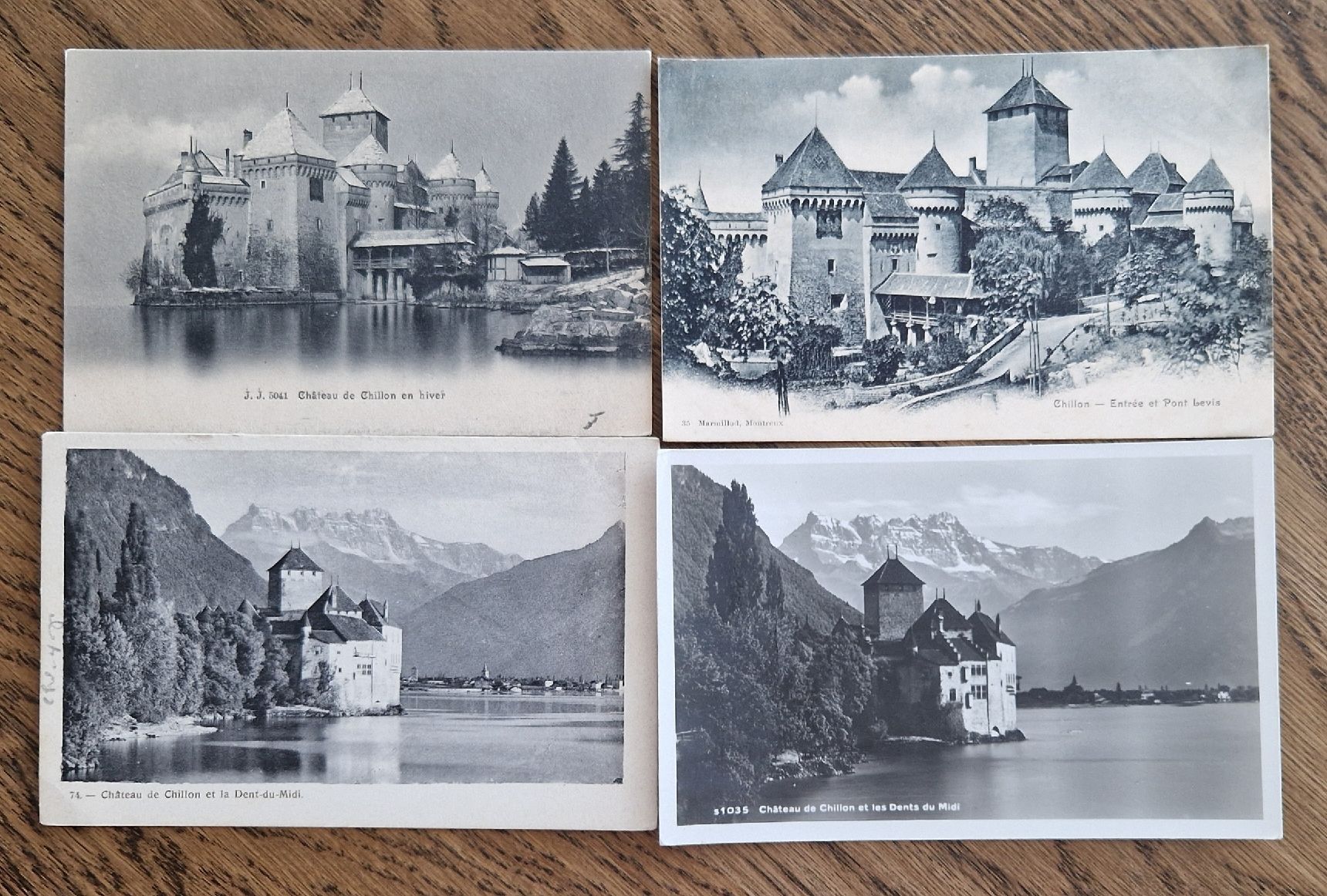 Cartoline postali: 4 AK Schloss Chillon – Usato da Ebikon venduto da Donar50