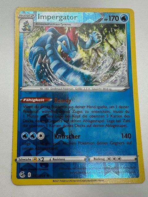 Pokémon Carte collezionabili: Impergator - Reverse Holo – Nuovo (secondo la descrizione) da Nussbaumen AG venduto da Pika-Shop