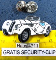 BMW 328 ROADSTER AUTO PIN ENAMEL GROSSS mit SAECURITY-CLIP
