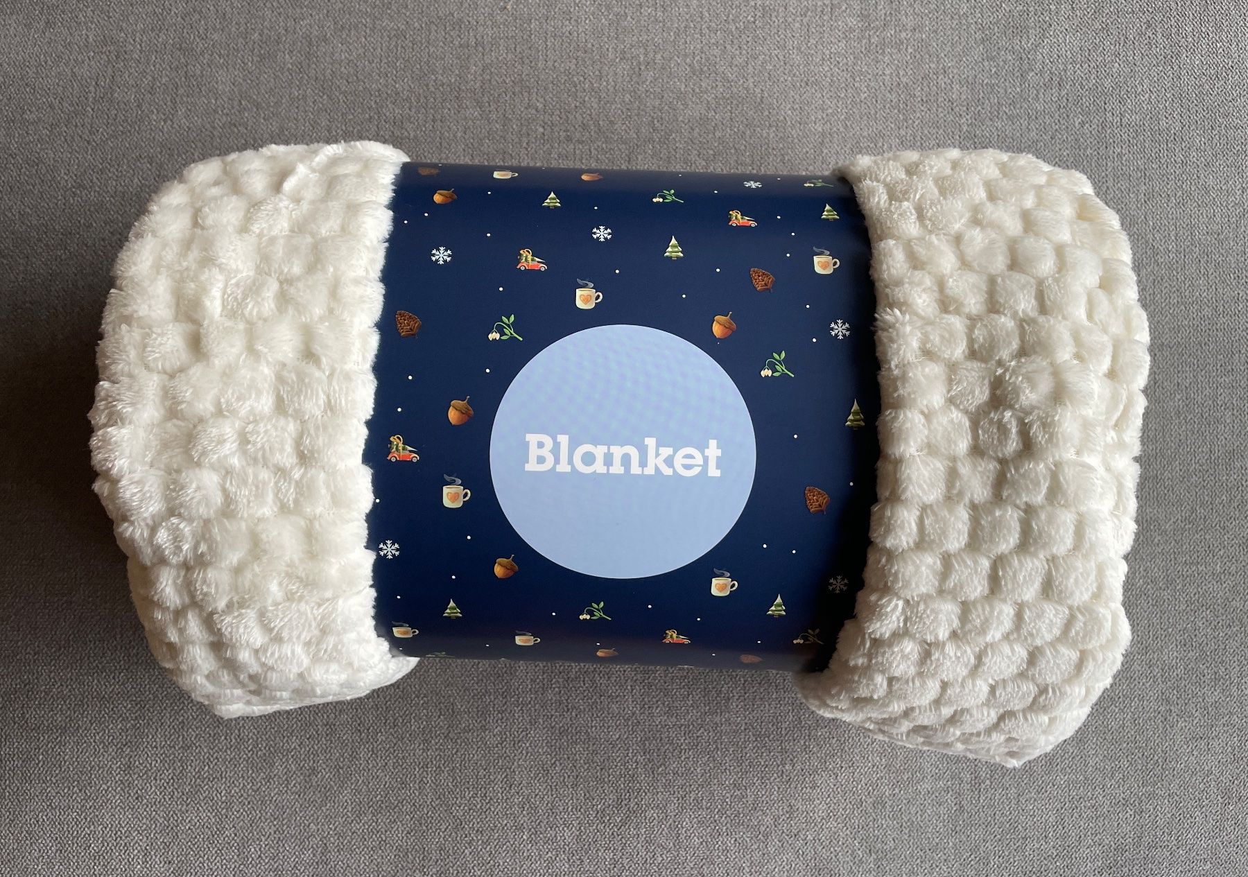Coperte: Flauschige Kuscheldecke weiss, NEU – Nuovo e nell'imballaggio originale da Gümligen venduto da soleil149