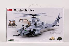 Modellbaukasten Helikopter/Model Bricks/Army/Baukasten/OVP