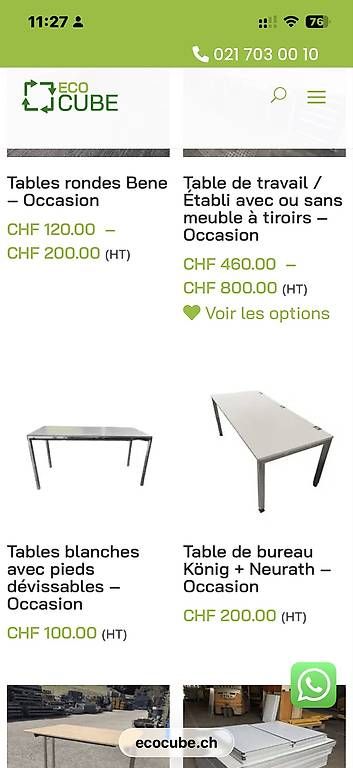 Tavoli: Table de bureau ou à manger  – Usato da Pully venduto da yaa_rm7x 3