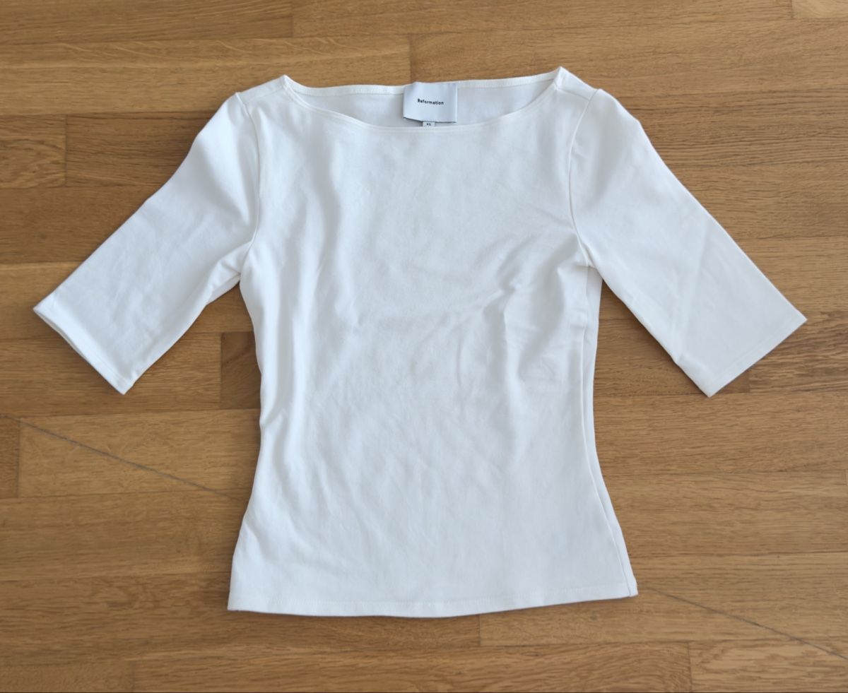 Reformation T-shirts: Reformation Damen Oberteil Weiss – Neuf (Voir description) à Bassersdorf par Bassi55