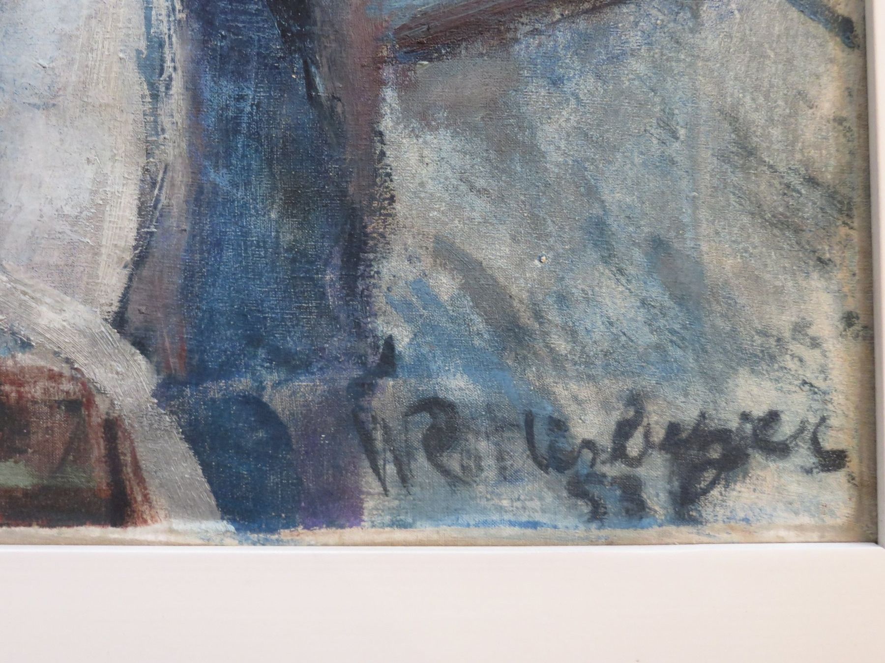 Dipinti: Willy Röthlisberger 1914-1977 Grosse Oelbild – Usato da Bad Ragaz venduto da FutureZ 3