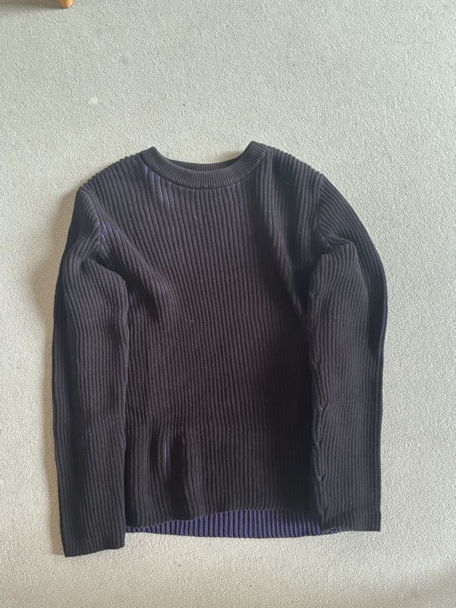 Maglioni & Felpe: Pullover Weekday schwarz lila gerippt Grösse M – Usato da Rehetobel venduto da alo_z95x