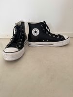 Converse All Star  noir en cuir