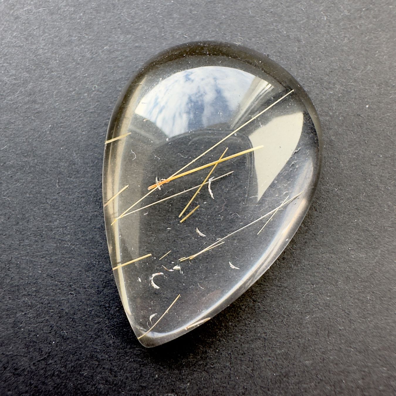 Pietre preziose: 37.44 ct - Natural Colourless Quartz Rutile – Nuovo (secondo la descrizione) da Zürich venduto da Yoohooz