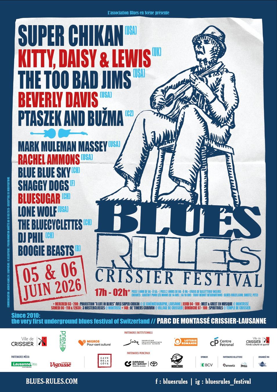 Tickets: Blues Rules Crissier Festival – Gebraucht aus Lausanne von Adinomis